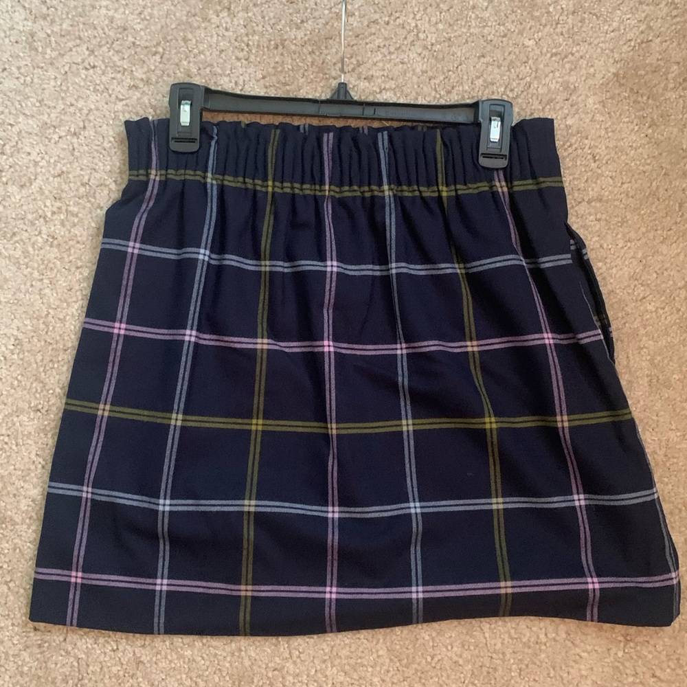 Plaid J.Crew Sidewalk Skirt